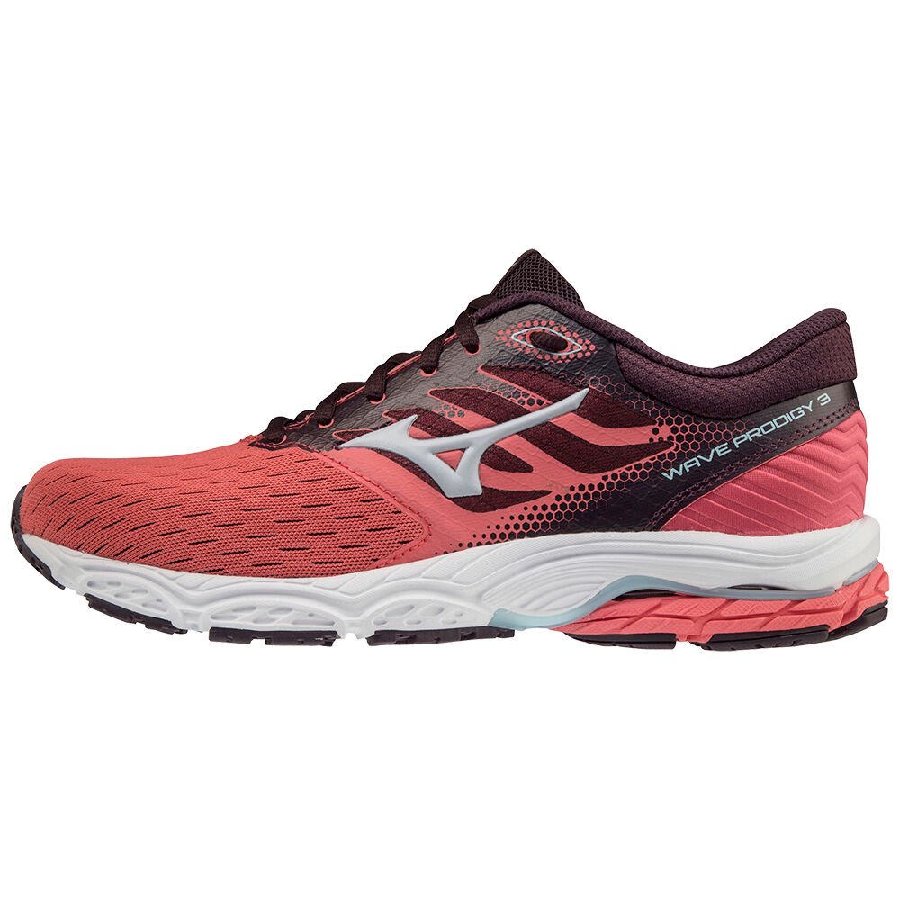 Mizuno Women's Running Shoes Wave Prodigy 3 Coral - XTVDQLI-95